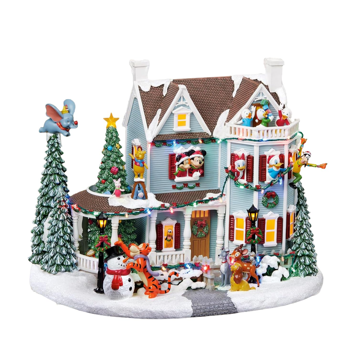Amazon.com: Animated Disney Christmas House 12”H Moments In Time